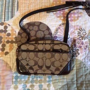 Coach signature fanny pack